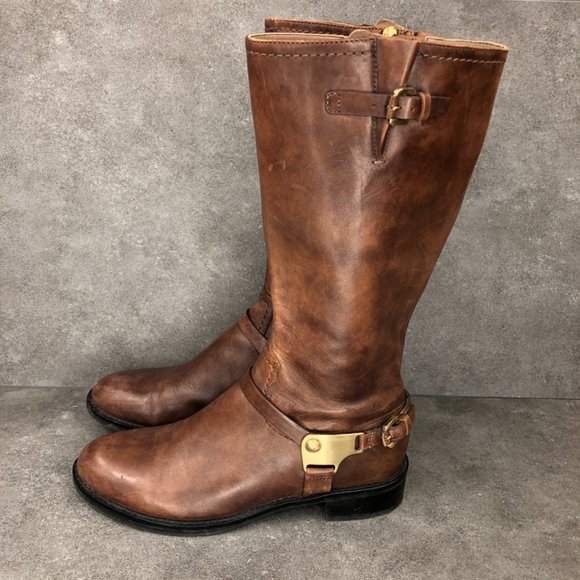 Ecco Hobart Harness Soft Touch Leather Boot, Brown, EU 38 Women's 7-7.5 - Picture 4 of 9